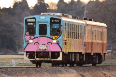 築堤を行く