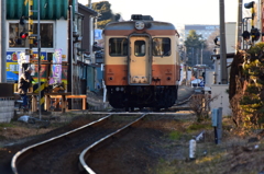 列車交換後