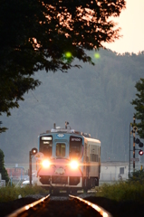 夜明けの薄紅