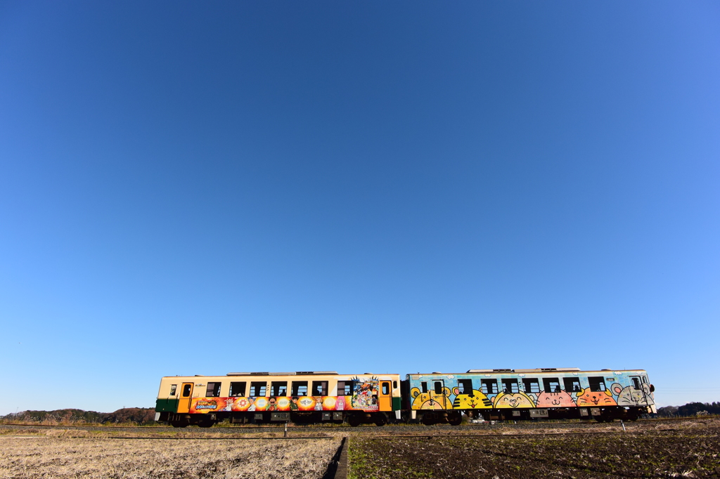 青空とラッピング