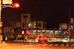 金上十字路の夜