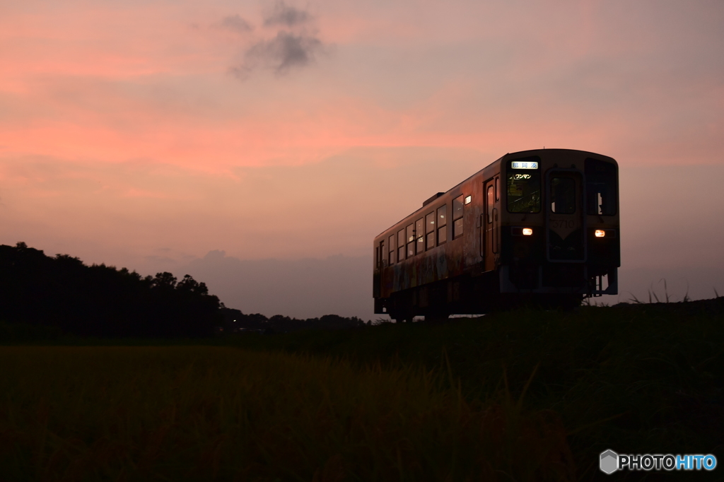 久しぶりの夕焼け