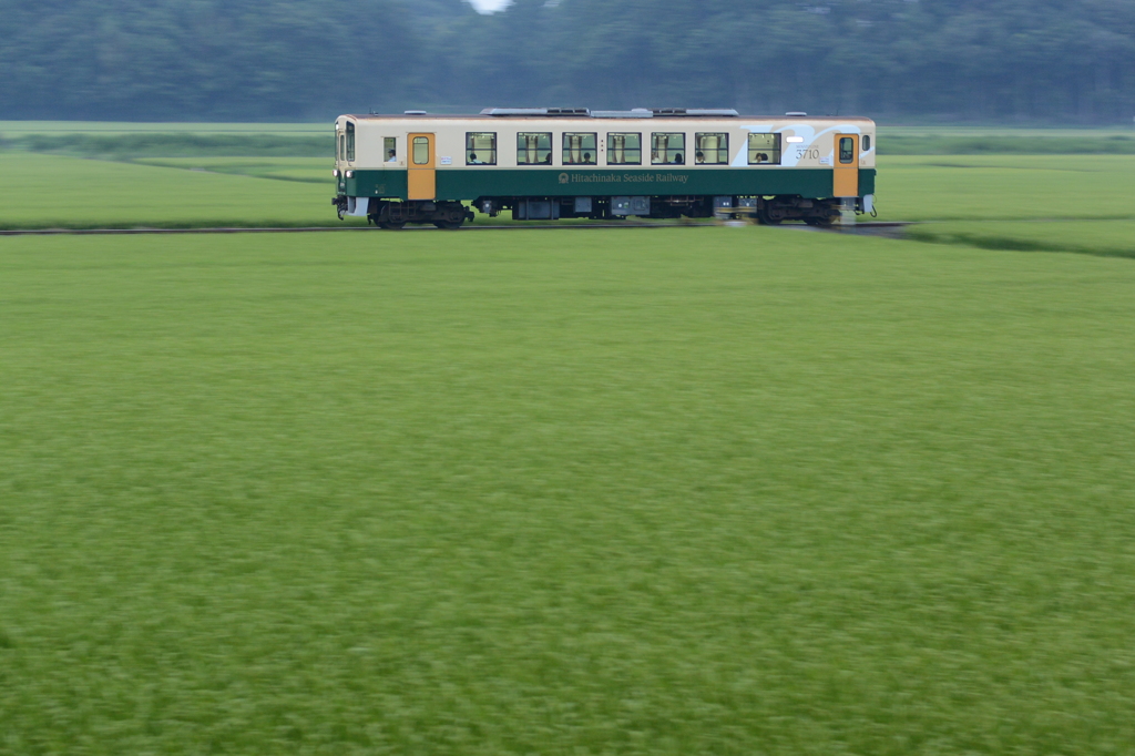 夕暮れ列車