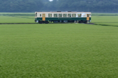 夕暮れ列車