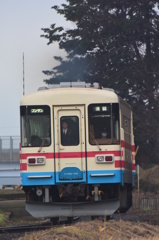 ミキ，発車の煙
