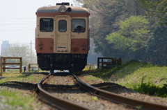 曲線に向かう