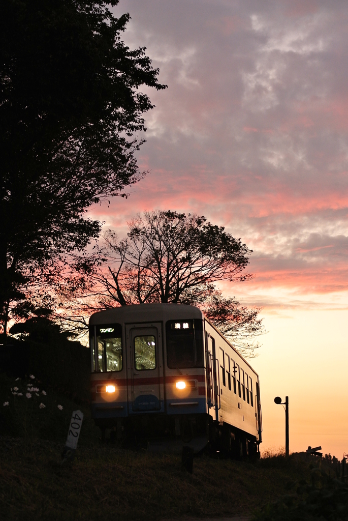 秋の夕暮れ