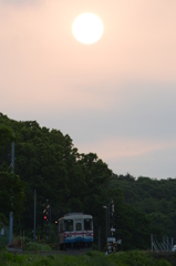 夕日