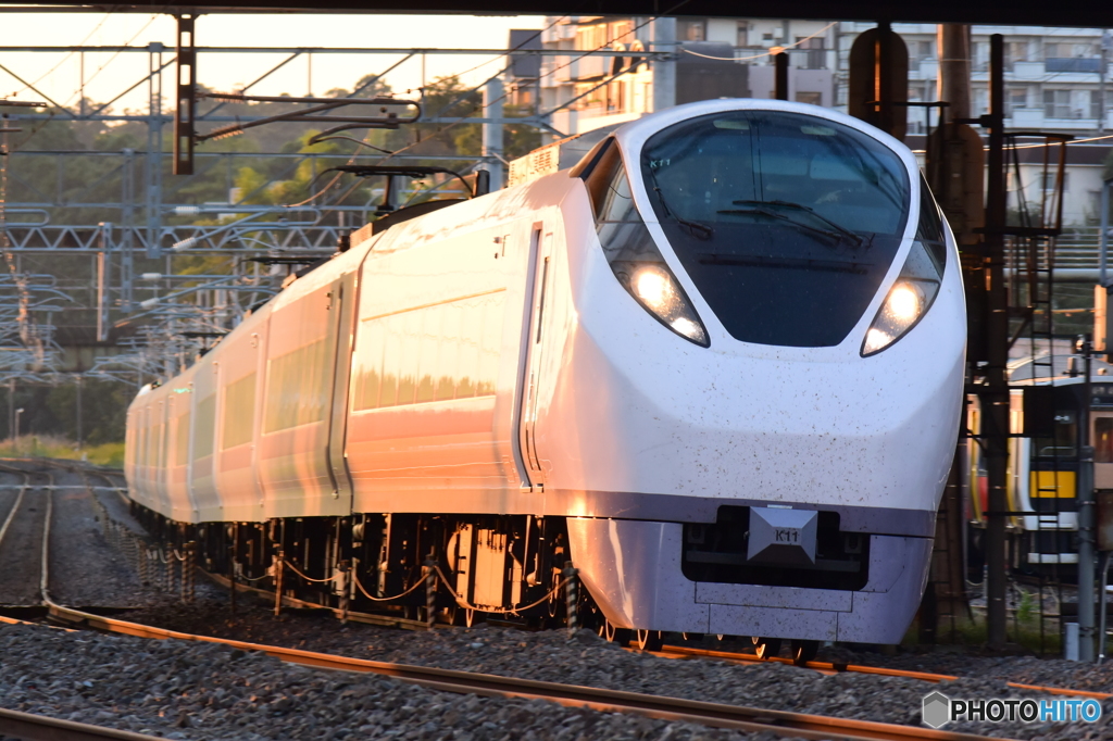 E657夕景