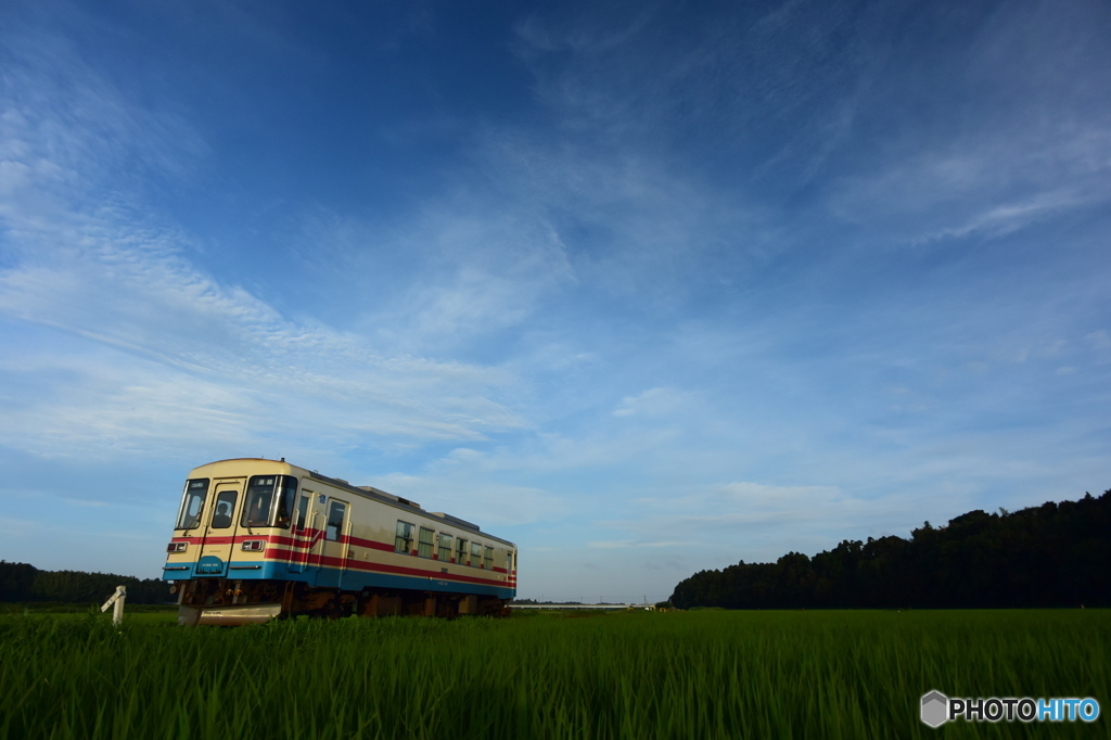 夕方の青空