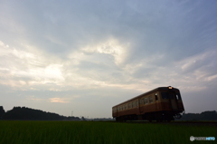 夕暮れ空