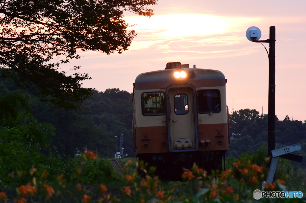 久しぶりの夕焼け
