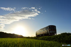 暑かった日の夕方