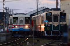ミキ，入線