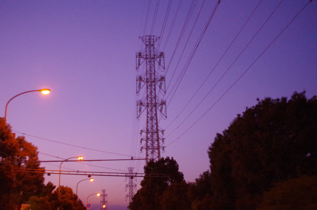 移動中の車内から