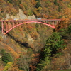 橋（豆焼橋）と紅葉