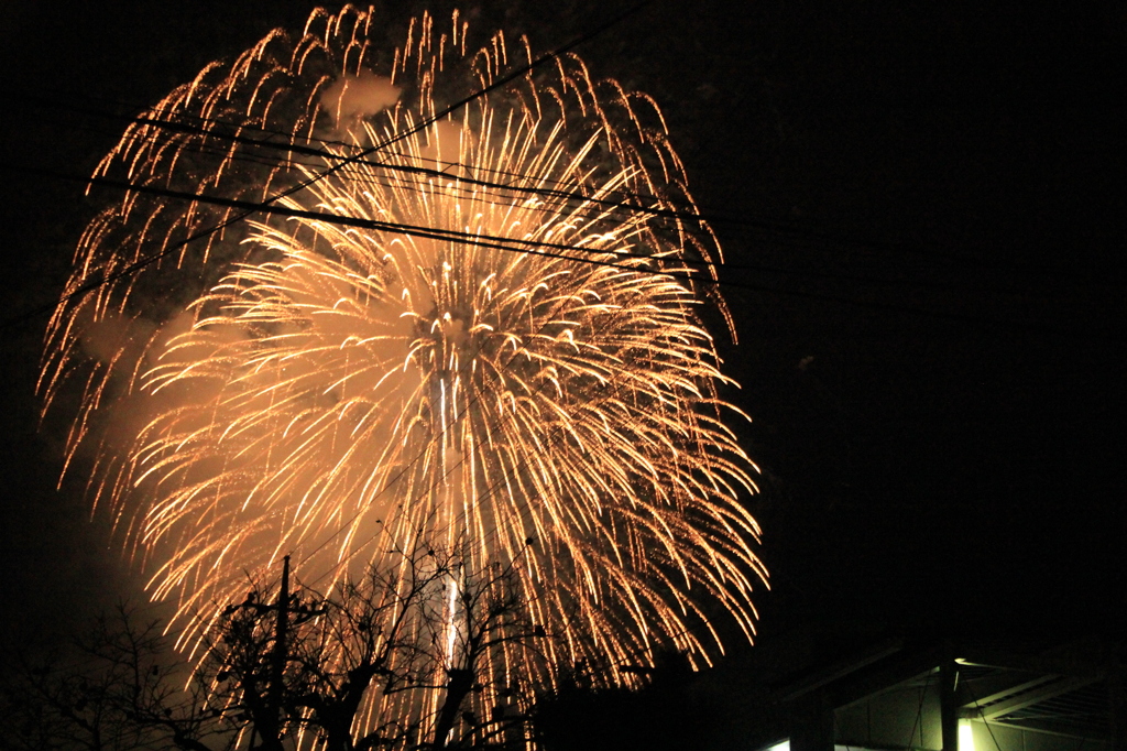 秩父夜祭り　花火