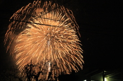 秩父夜祭り　花火