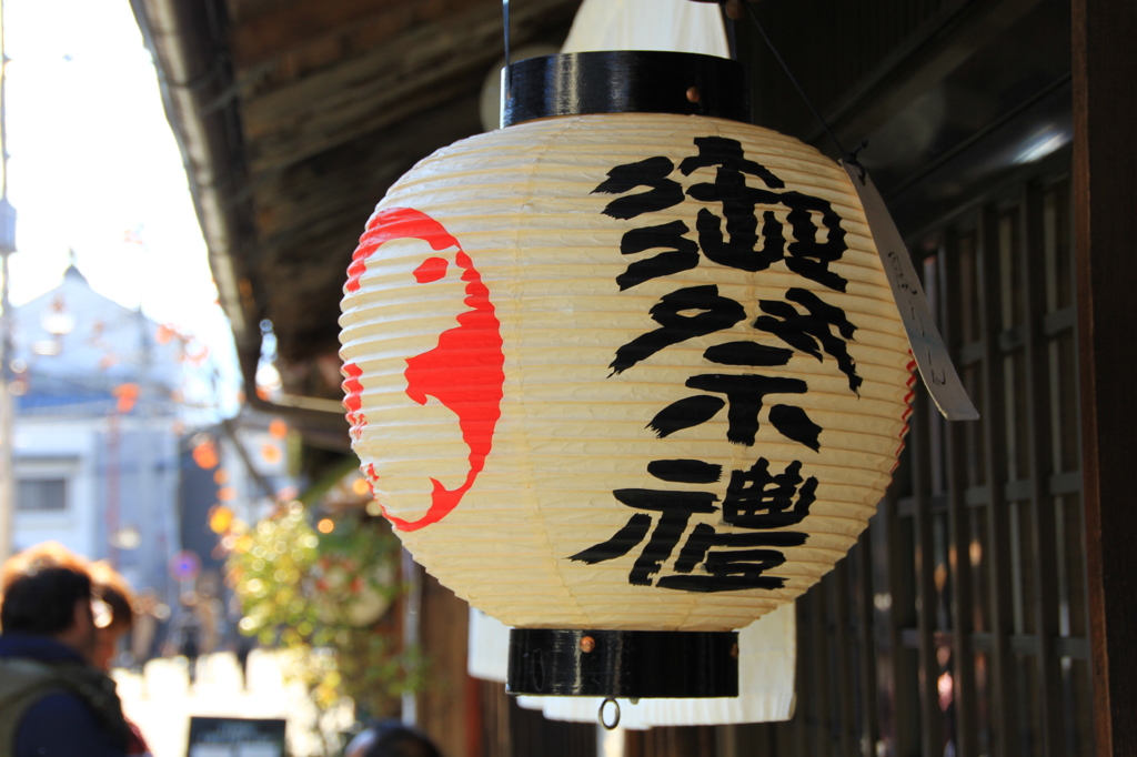 秩父夜祭り　軒先の提灯