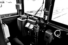 運転席。