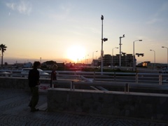 江ノ島の夕日・２