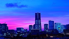 大桟橋からの夜景
