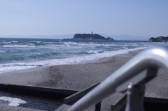 七里ヶ浜からの江ノ島