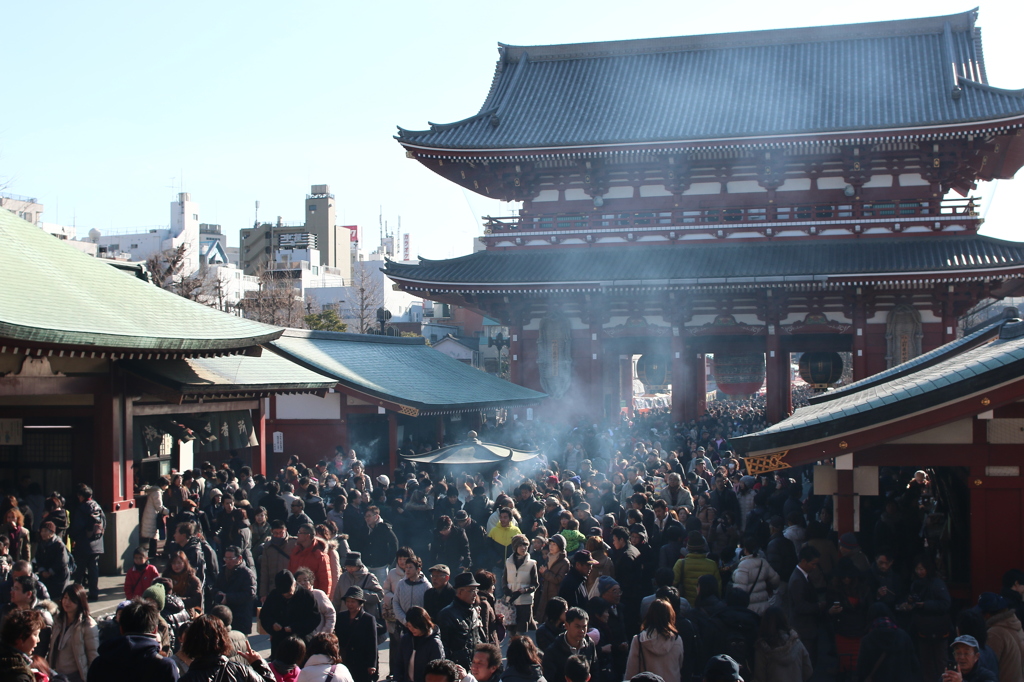 成人の日の浅草寺