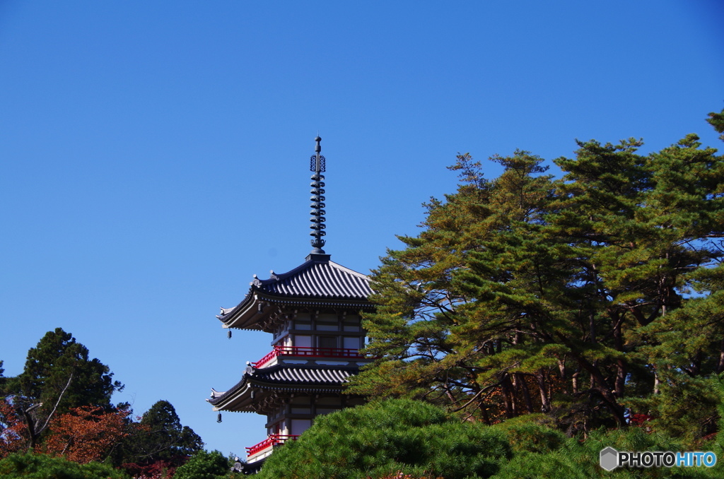 輪王寺　三重の塔