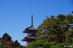 輪王寺　三重の塔