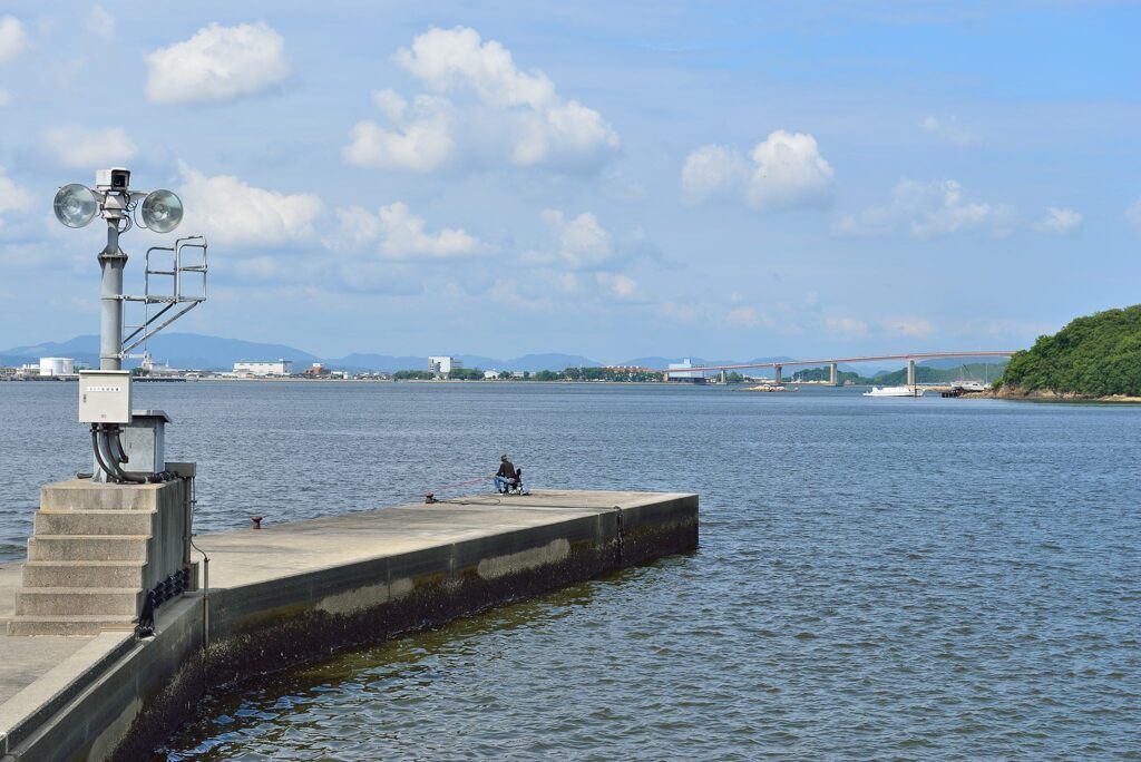児島湾締切堤防