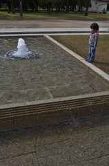 見つめる