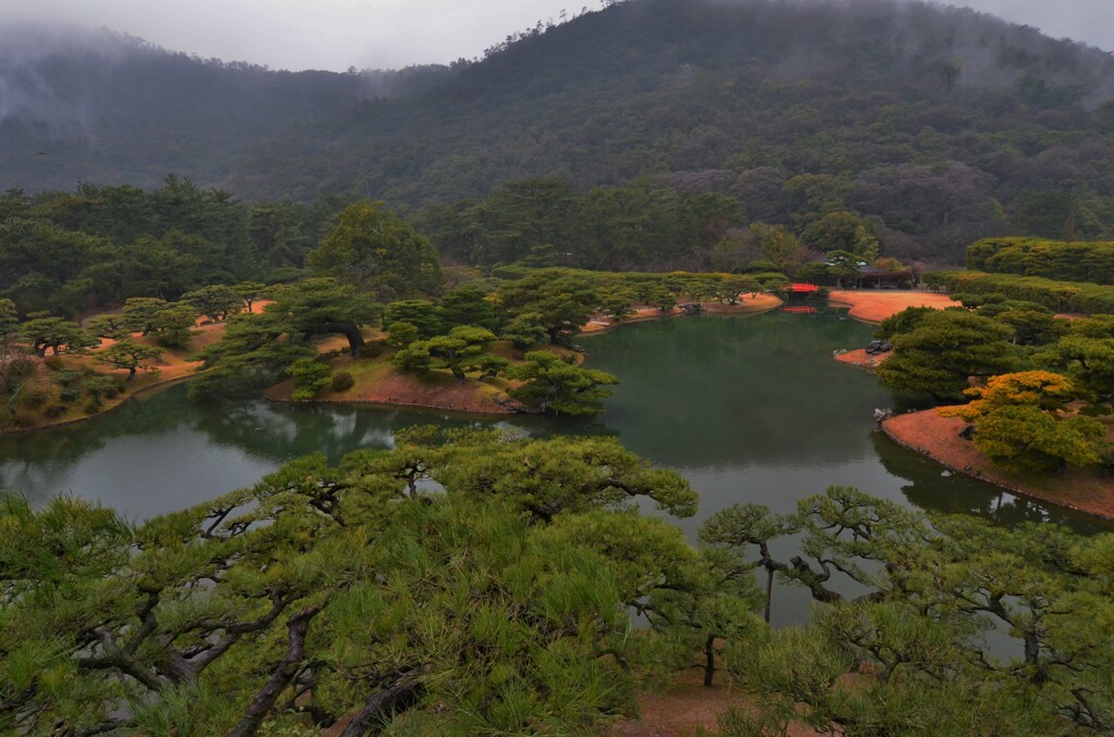 名園冬色