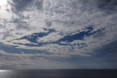 青穴二つ（何に見えるかな？）