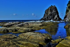 山陰海岸ジオトープ/岩場