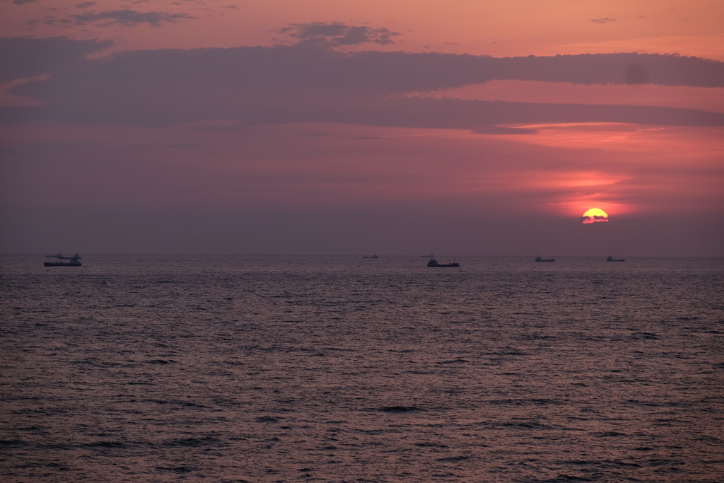 夕暮れ