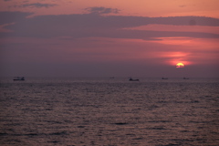 夕暮れ