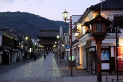 寺前夕景