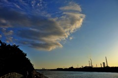 走る雲