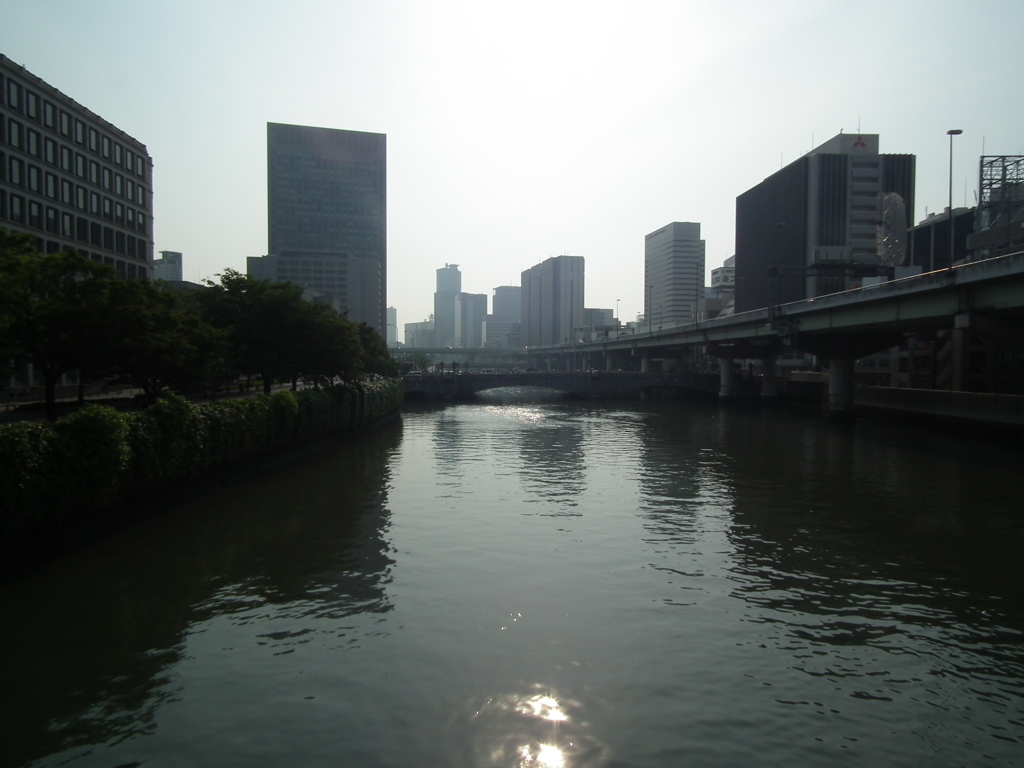 堂島川の夕景