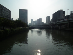 堂島川の夕景