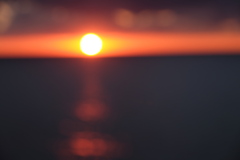 夕日