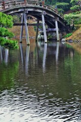 栗林の橋