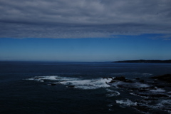 雲・空・波砕け