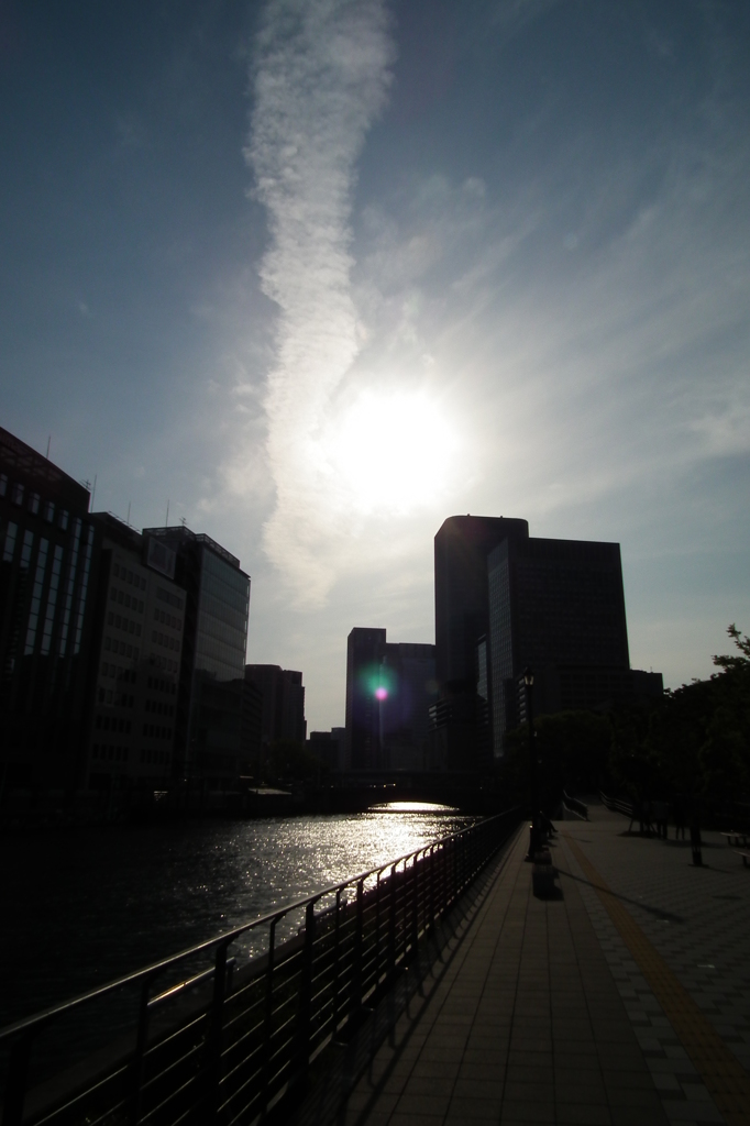 暮色中之島ー１