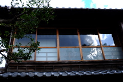 大正硝子に空