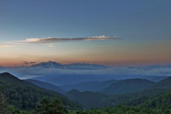 霧ヶ峰の朝