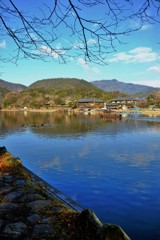 冬の川