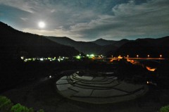 月照の田