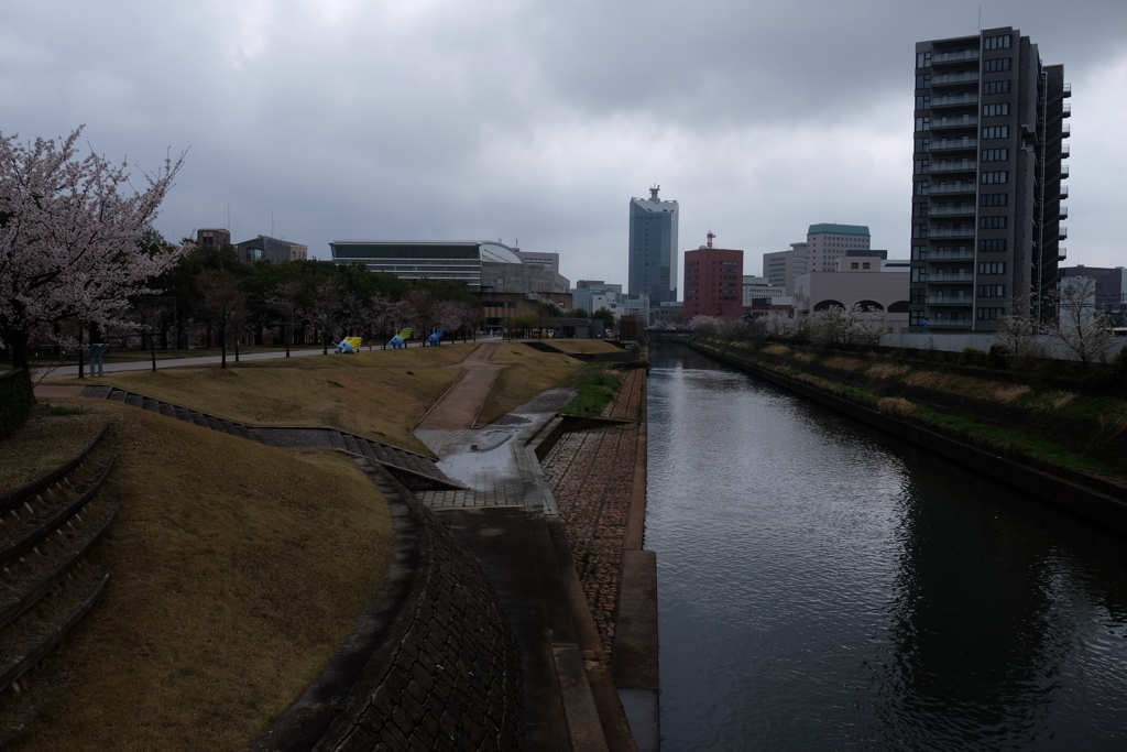 運河沿い